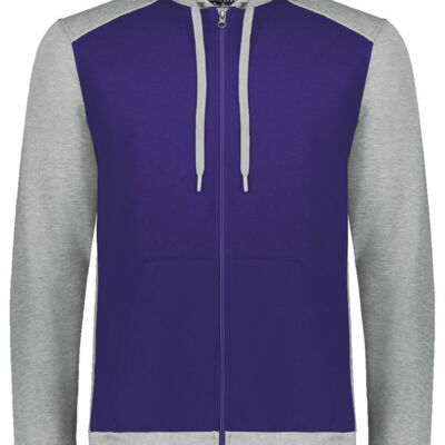 Unisex Eco Revive™ Three-Season Triblend Fleece Full-Zip Hooded Sweatshirt Thumbnail