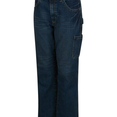 Men's Extended Sizes Stretch Denim Dungaree Jeans Thumbnail