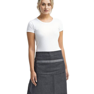 Domain Contrast Denim Waist Apron Thumbnail