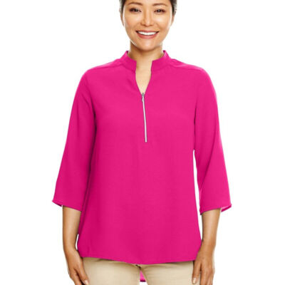 Women's Perfect Fit™  Three-Quarter Sleeve Crepe Tunic Thumbnail