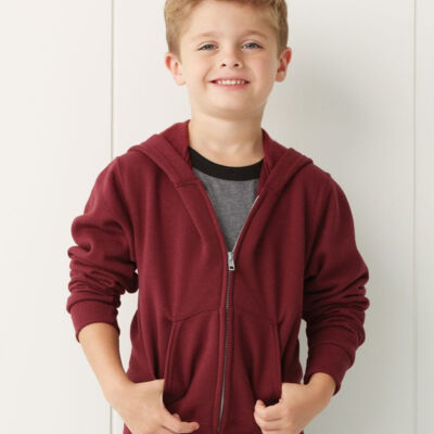 NuBlend® Youth Full-Zip Hooded Sweatshirt Thumbnail