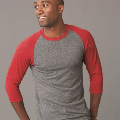 Triblend Three-Quarter Raglan Baseball T-Shirt Thumbnail