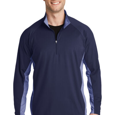 Sport Wick ® Stretch Contrast 1/4 Zip Pullover Thumbnail
