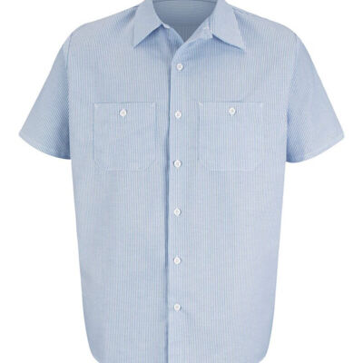 Industrial Stripe Work Shirt - Tall Sizes Thumbnail