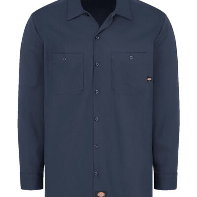 Industrial Cotton Long Sleeve Work Shirt - Tall Sizes Thumbnail