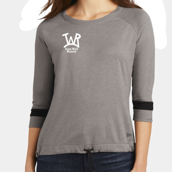 IWR - Ladies Tri Blend 3/4 Sleeve Tee Thumbnail